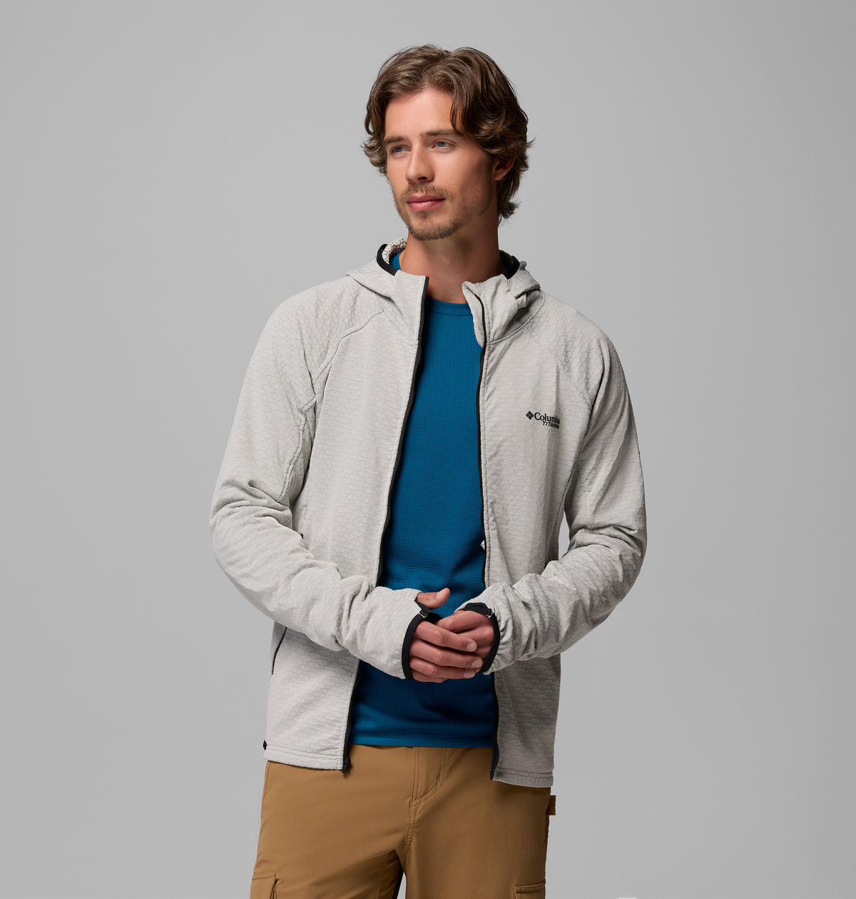 Arctic Crest Ii Kapüşonlu Tam Fermuarlı Erkek Polar Üst