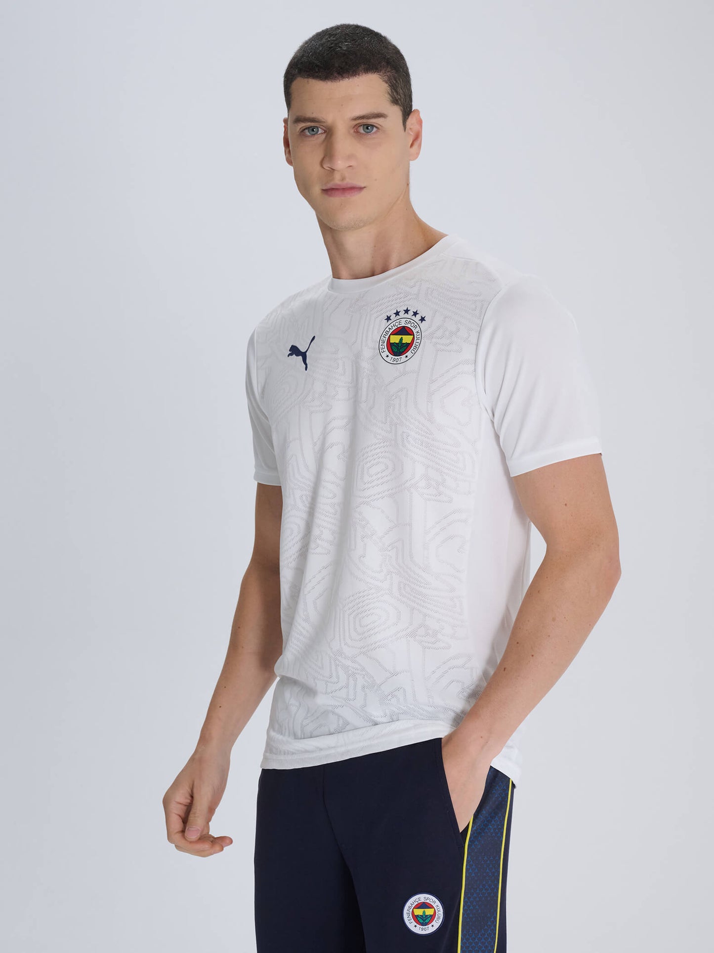 Fenerbahçe 2024/2025 A Takım Beyaz Hoca Antrenman Tshirt