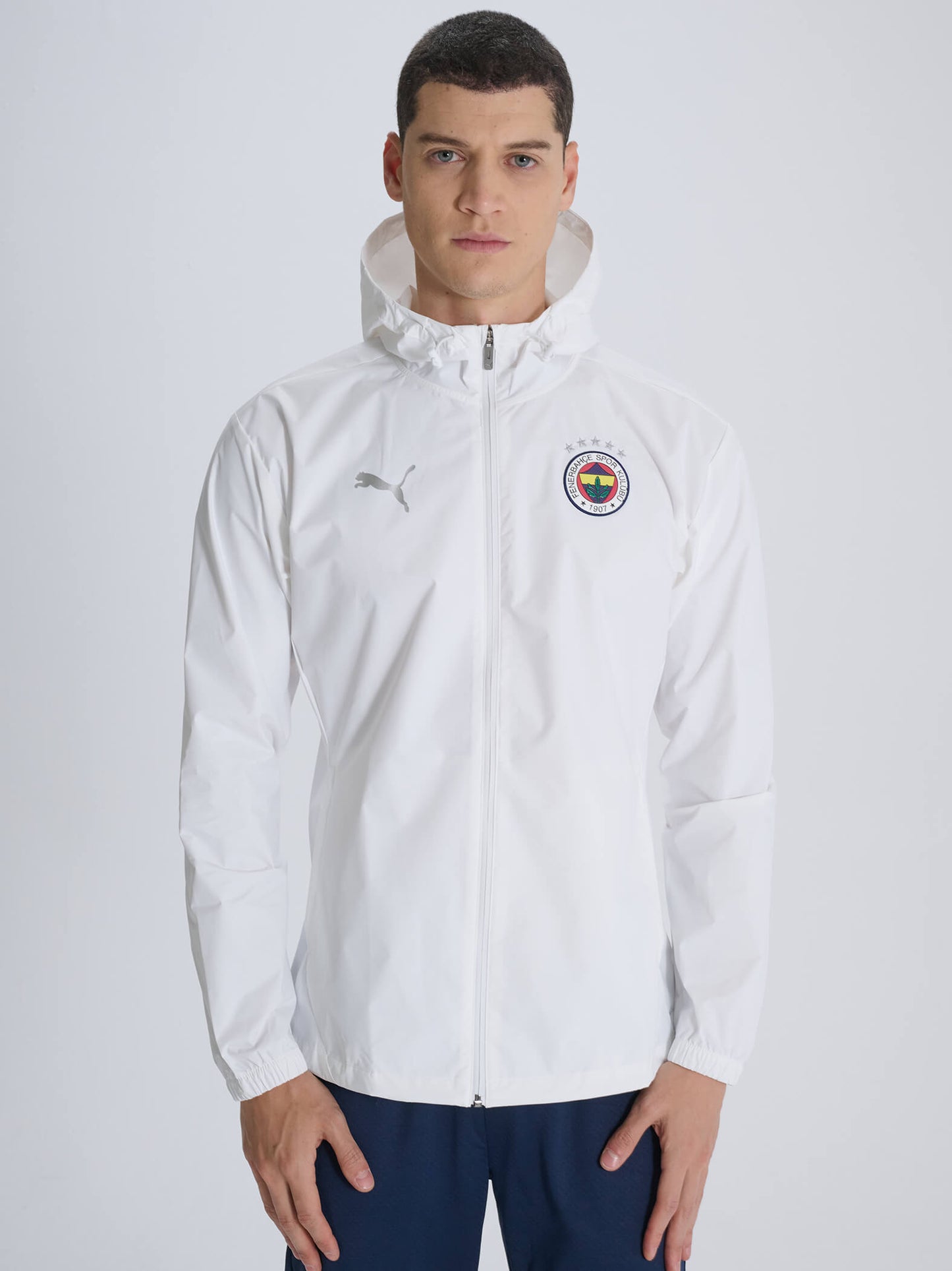 Fenerbahçe Puma Beyaz A Takım Yağmurluk