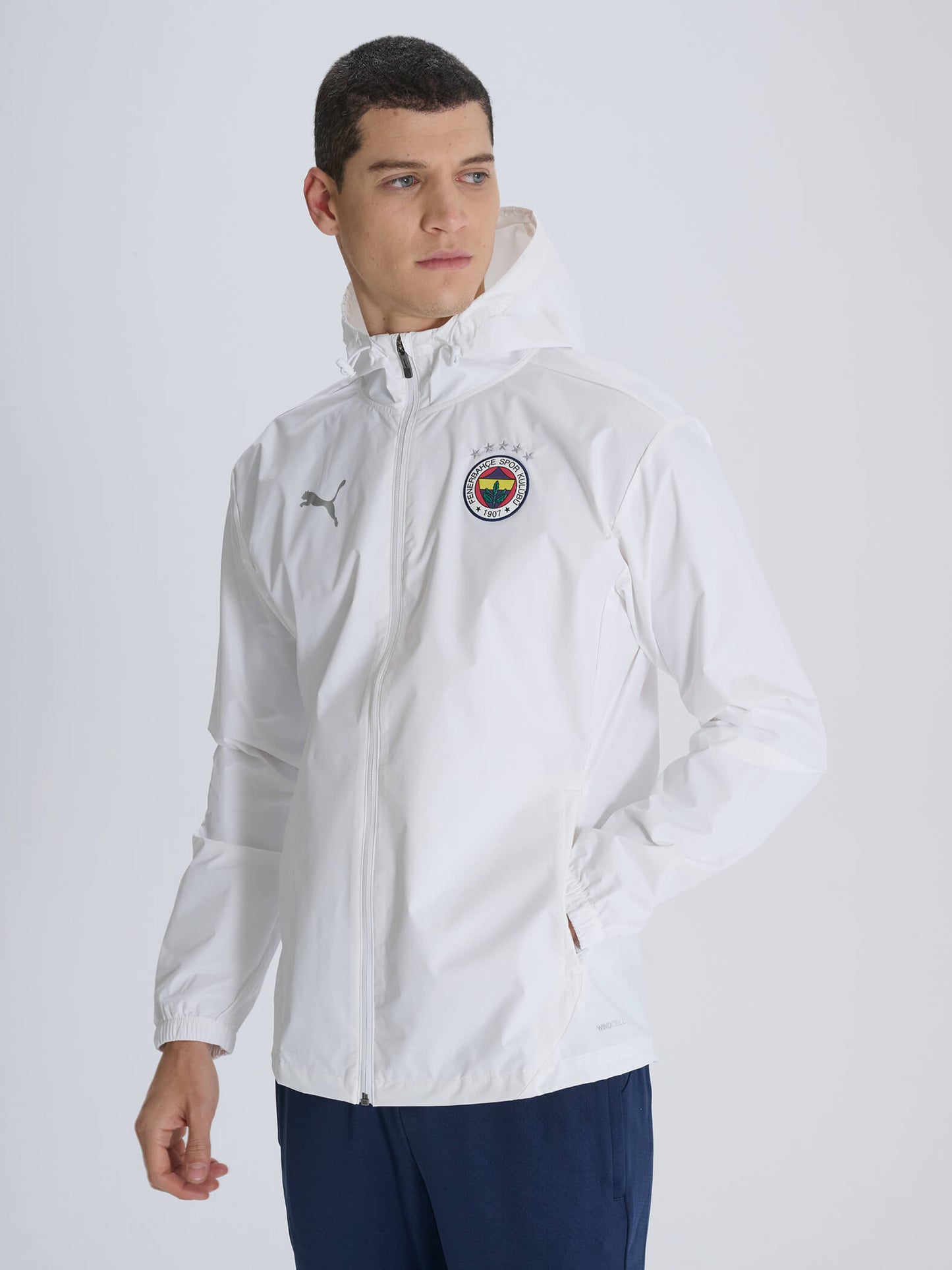 Fenerbahçe Puma Beyaz A Takım Yağmurluk
