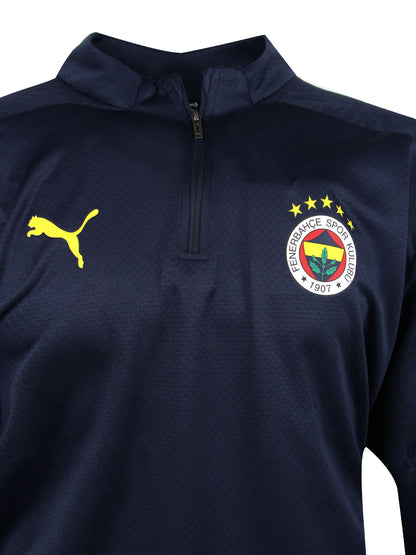 Fenerbahçe 2024/2025 A Takım Lacivert Jr Yarım Fermuarlı Sweatshirt