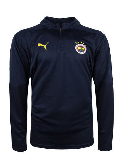 Fenerbahçe 2024/2025 A Takım Lacivert Futbolcu Yarım Fermuar Sweatshirt