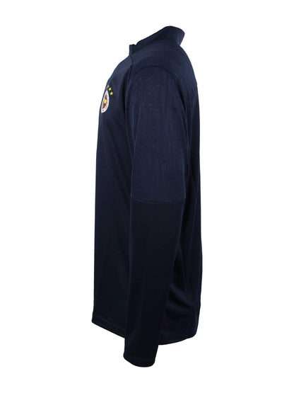 Fenerbahçe 2024/2025 A Takım Lacivert Futbolcu Yarım Fermuar Sweatshirt