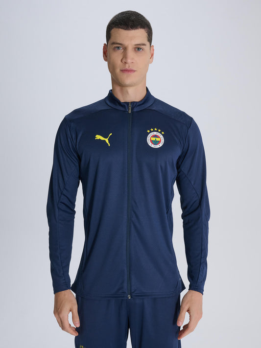 Fenerbahçe 2024/2025 A Takım Lacivert Futbolcu Tam Fermuarlı Sweatshirt