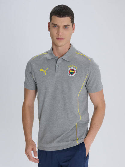 Fenerbahçe 2024/2025 A Takım Gri Melanj Polo Tshirt