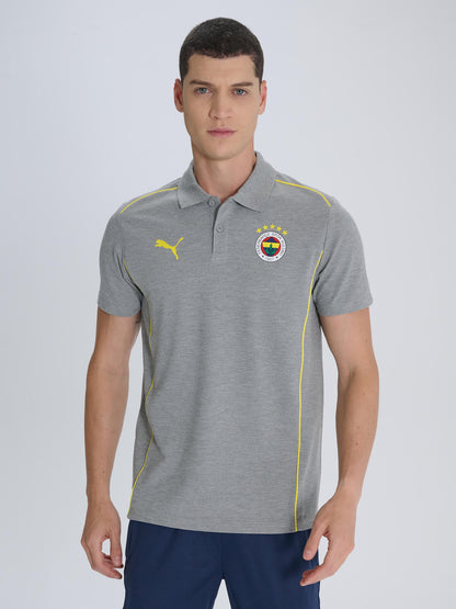 Fenerbahçe 2024/2025 A Takım Gri Melanj Polo Tshirt