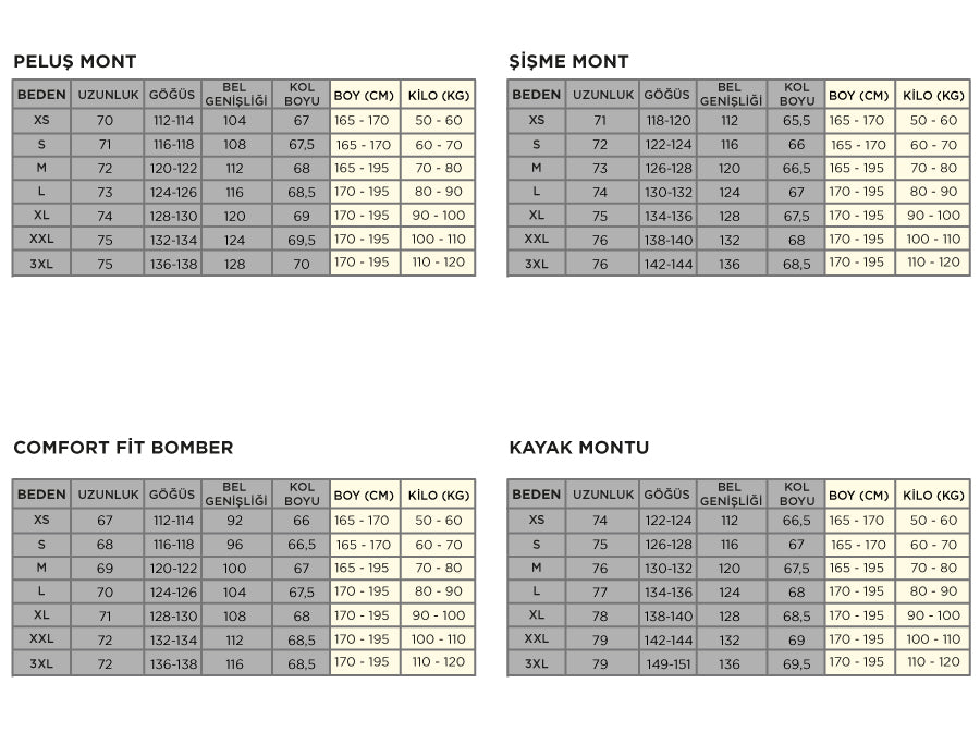 Siyah Dik Yaka Düz Polyester Kumaş Mont