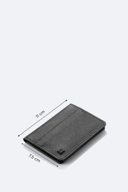 Siyah Düz Deri Cüzdan