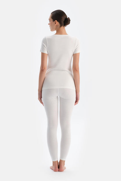 Ekru Kadın Termal Tek Alt