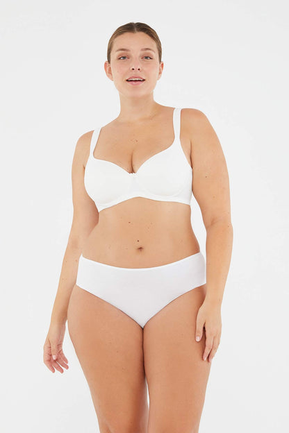 Ekru Angel Toparlayıcı Dolgusuz Sütyen