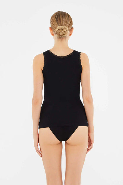 Siyah 2'li Kaşkorse Kadın Atlet