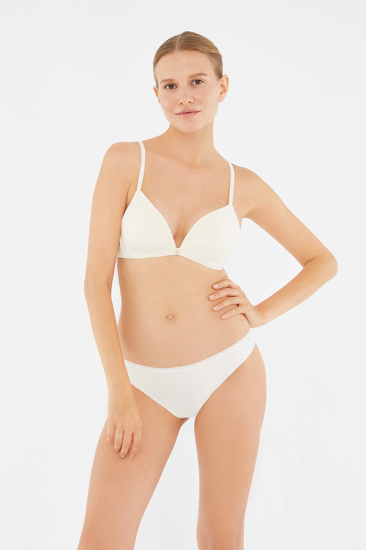 Ekru Laurel Soft Balensiz Sütyen