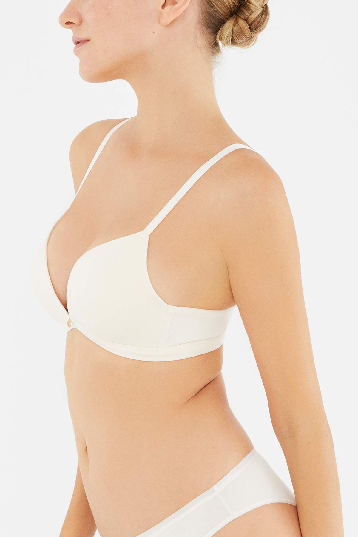 Ekru Laurel Soft Balensiz Sütyen