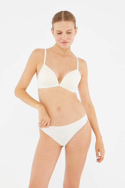 Ekru Laurel Soft Balensiz Sütyen