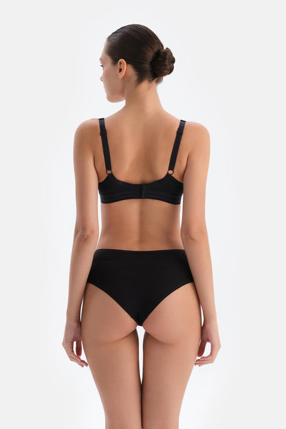 Siyah 1103kc Neptune Toparlayıcı Kaplı Aır Sütyen