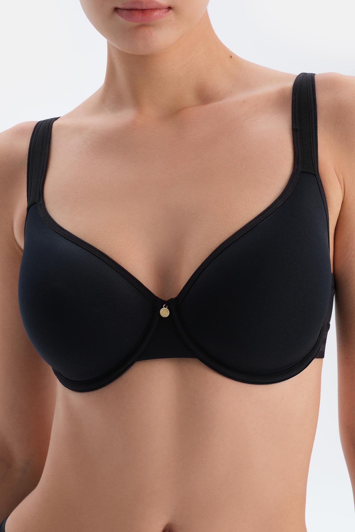 Siyah 1103kc Neptune Toparlayıcı Kaplı Aır Sütyen