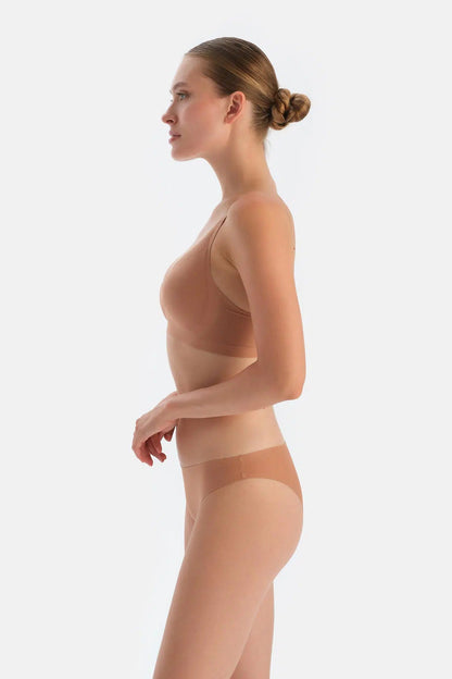 Kahverengi Galia Balensiz Dikişsiz Sütyen