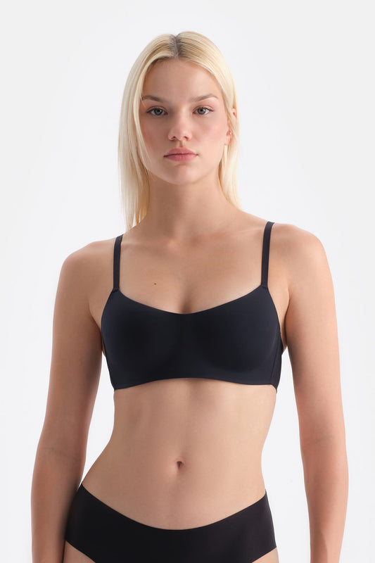 Siyah 1137kc Nıtsa Balensiz Dikişsiz Sütyen