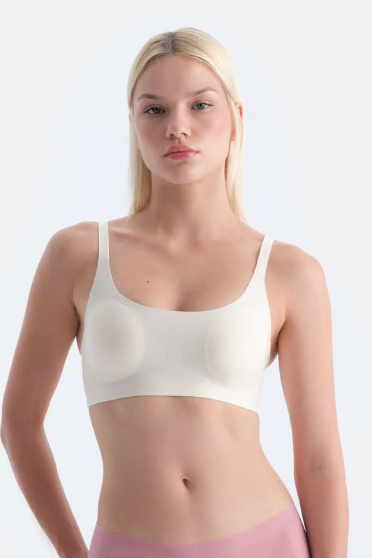 Ekru 1135kc Suzıe Balensiz Dikişsiz Sütyen