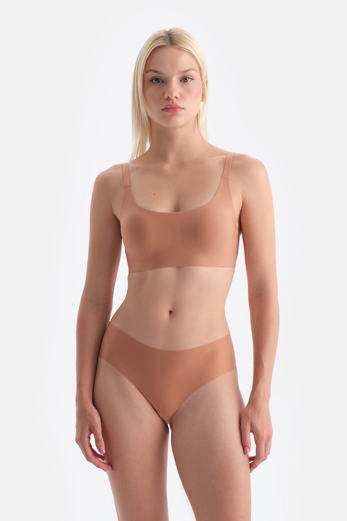 Kahverengi 1135kc Suzıe Balensiz Dikişsiz Sütyen