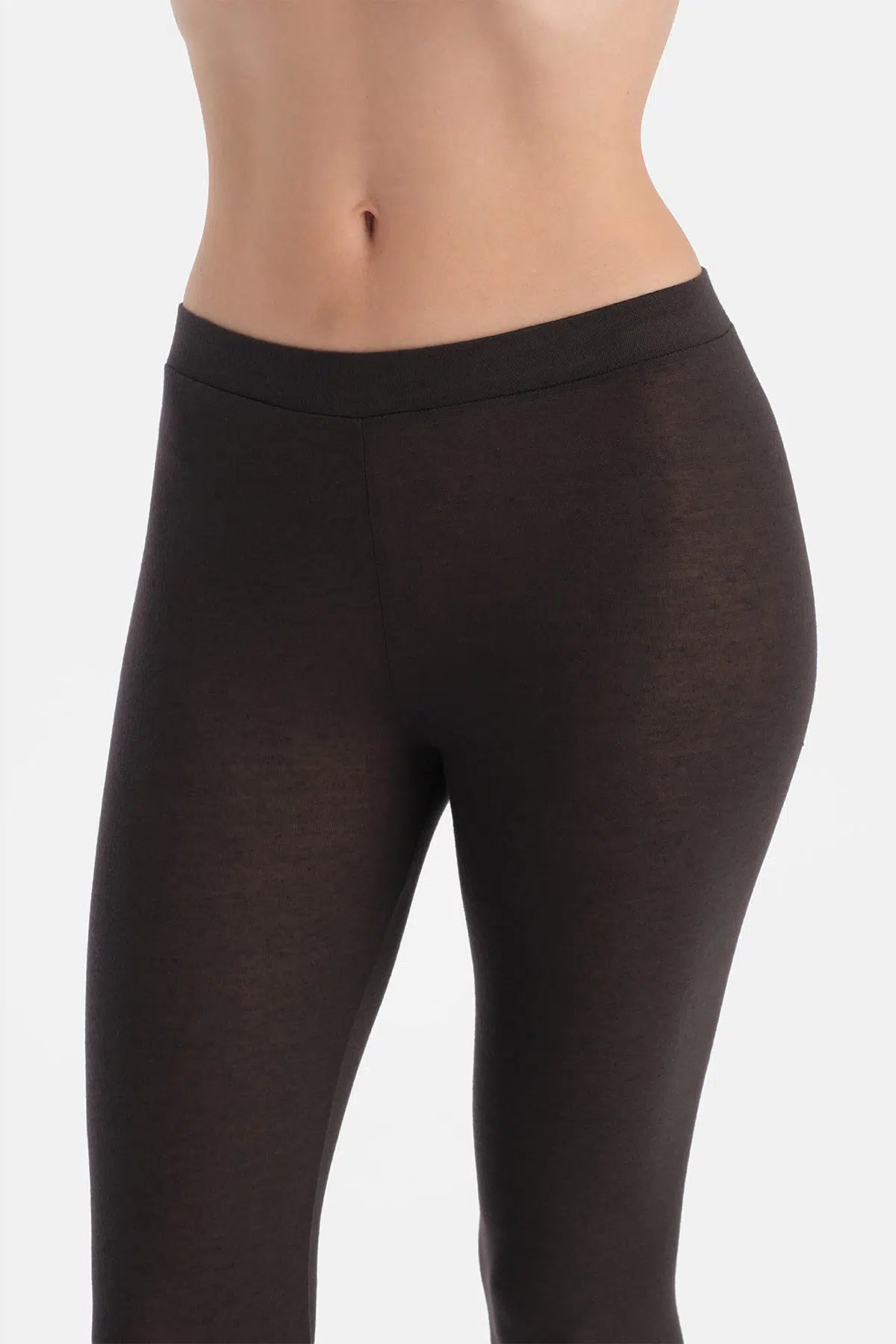 Koyu Kahve 5157kc Modal Kaşmir Tayt