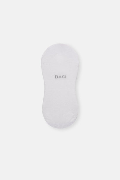 Beyaz Kadın Pamuklu Görünmez Çorap 3'lü