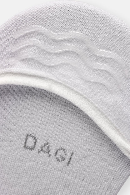 Beyaz Kadın Pamuklu Görünmez Çorap 3'lü