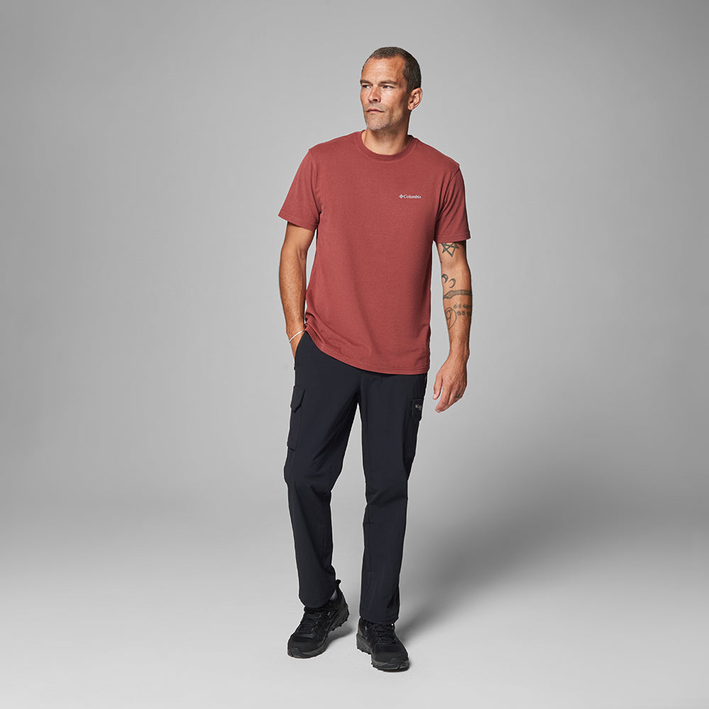 Csc Basic Slogo Brushed Erkek Kısa Kollu T-shirt