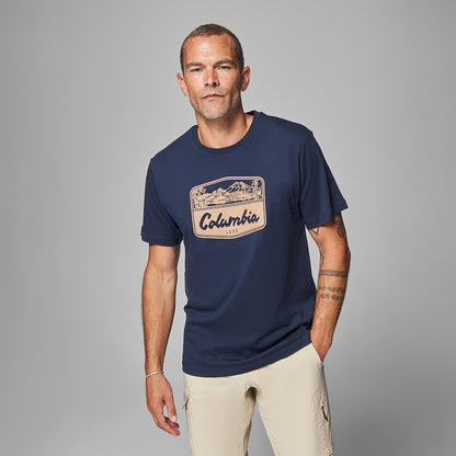 Csc Hex Woodblock Badge Erkek Kısa Kollu T-shirt