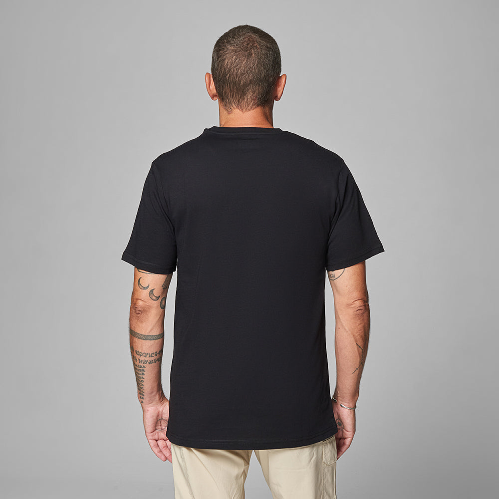 Csc Hex Woodblock Badge Erkek Kısa Kollu T-shirt