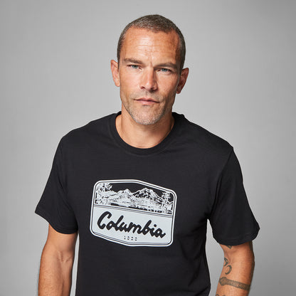 Csc Hex Woodblock Badge Erkek Kısa Kollu T-shirt