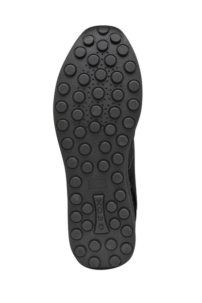 Geox Kadın Siyah D Runntıx A - Nylon+suede Bağcıklı Kalın Tabanlı Kumaş Sneaker