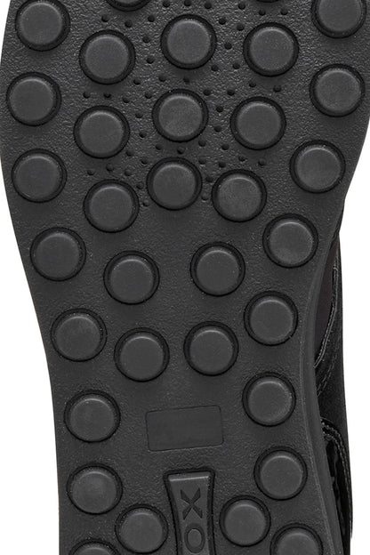 Geox Kadın Siyah D Runntıx A - Nylon+suede Bağcıklı Kalın Tabanlı Kumaş Sneaker