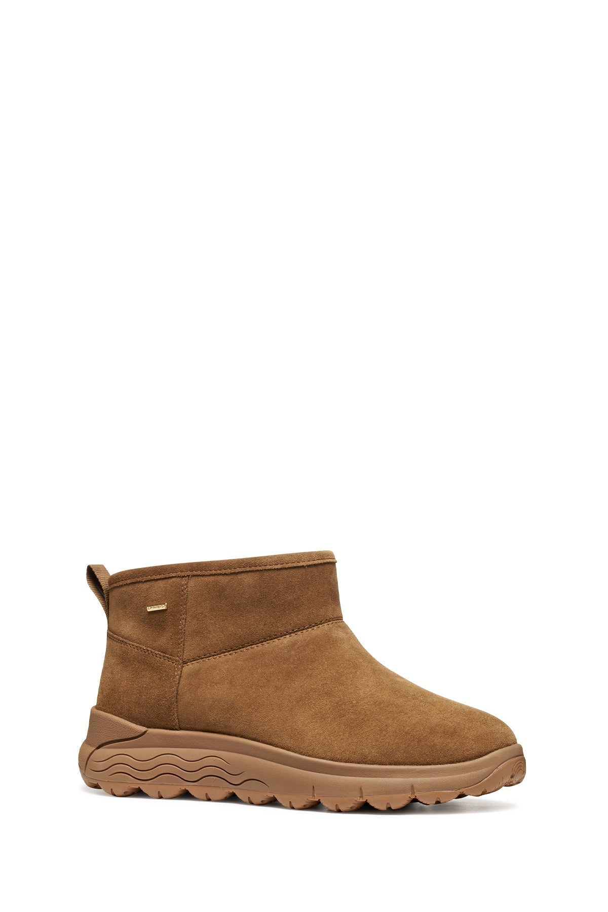 Geox Kadın Taba D Spherıca 4x4 B Abx B - Suede Süet Deri Teddy Bot