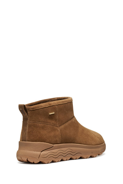 Geox Kadın Taba D Spherıca 4x4 B Abx B - Suede Süet Deri Teddy Bot