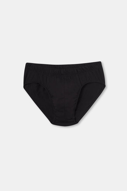 Siyah Penye 2'li Pamuklu Slip Külot