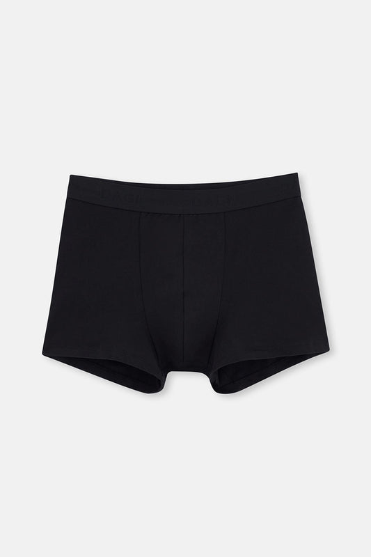 Siyah Compact Penye Boxer