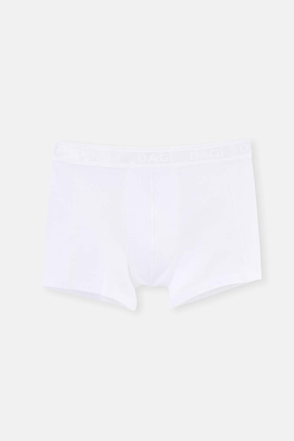 Beyaz Basic Modal 3'lü Boxer