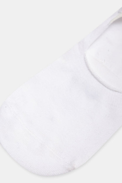Beyaz Erkek Pamuklu Kısa Görünmez Çorap