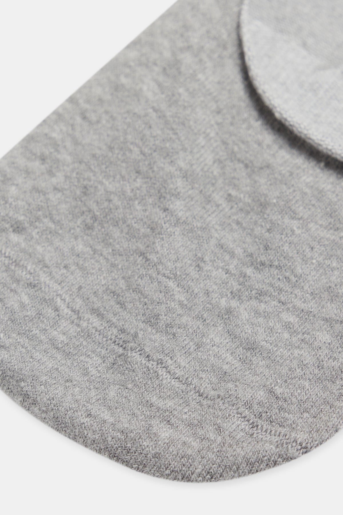 Gri Melanj Erkek Pamuklu Kısa Görünmez Çorap