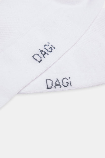 Beyaz Erkek Pamuklu Kısa Babet Çorap