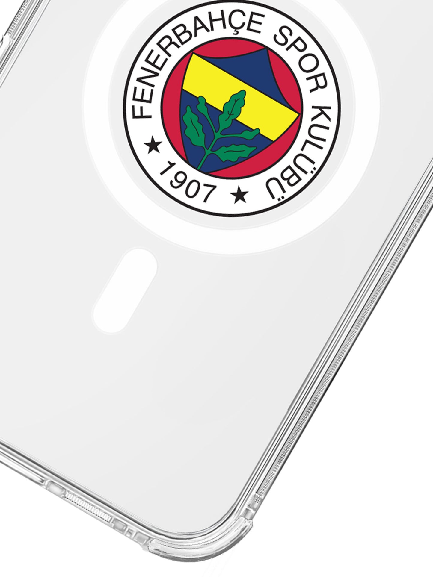 Fenerbahçe Arma Magsafe Şeffaf Iphone Telefon Kılıfı