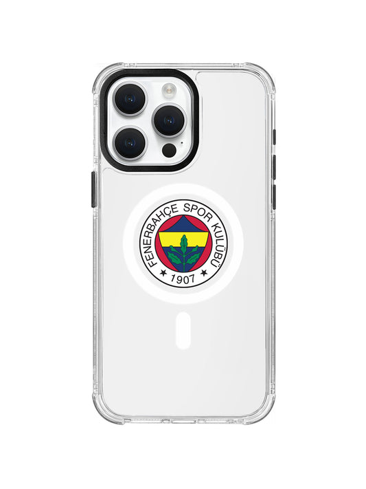 Fenerbahçe Arma Magsafe Şeffaf Iphone Telefon Kılıfı