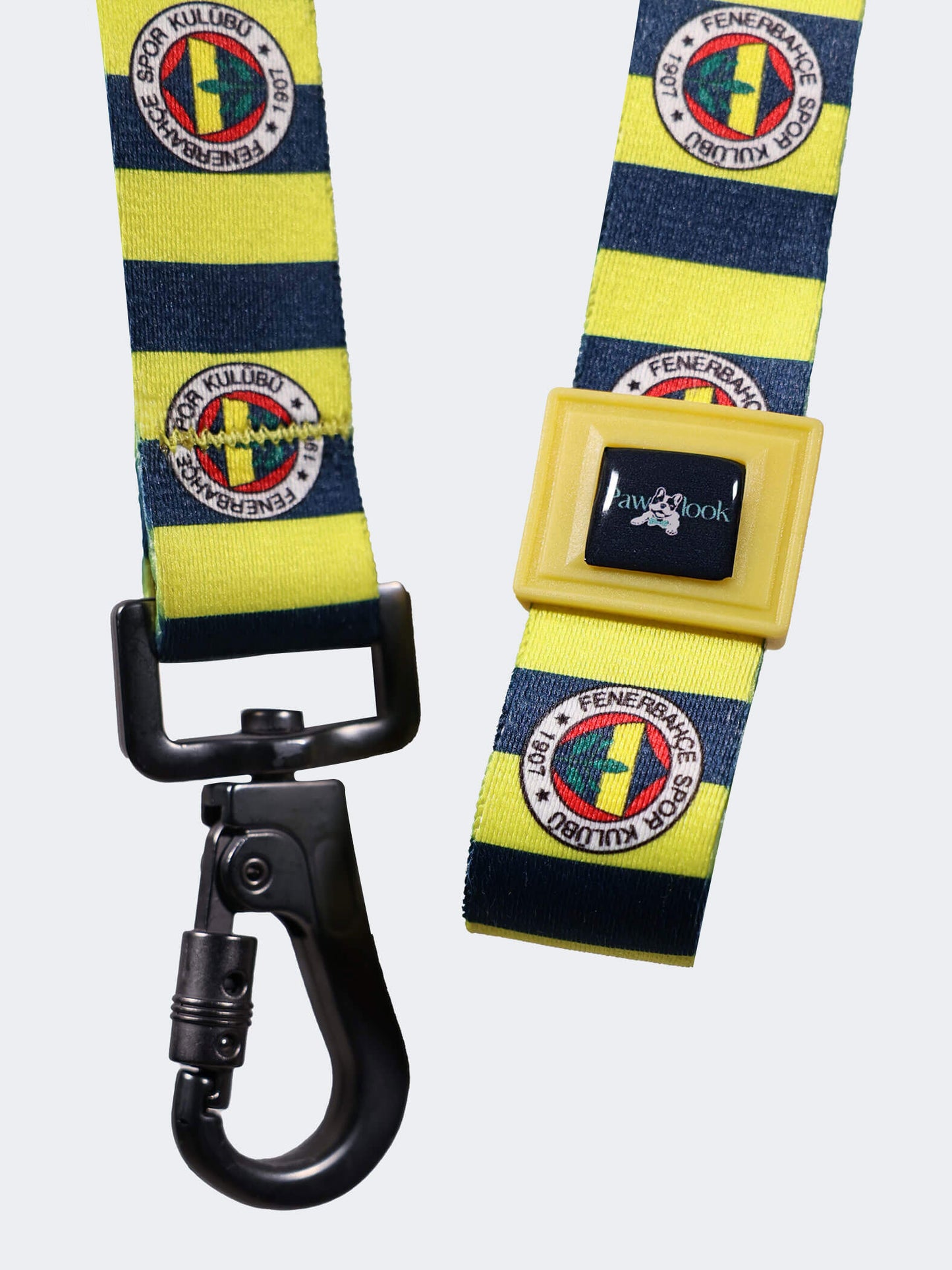 Fenerbahçe Sarı Lacivert Çubuklu Gezdirme Kayışı