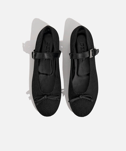 Fiyonklu Monogram Jakarlı Babet