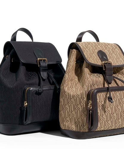 Monogram Jakarlı Sırt Çantası