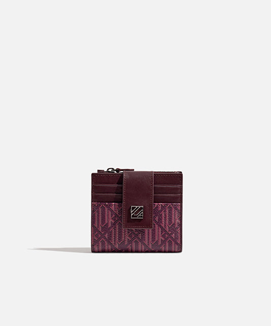 Metal Tokalı Monogram Cüzdan