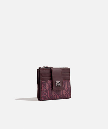 Metal Tokalı Monogram Cüzdan