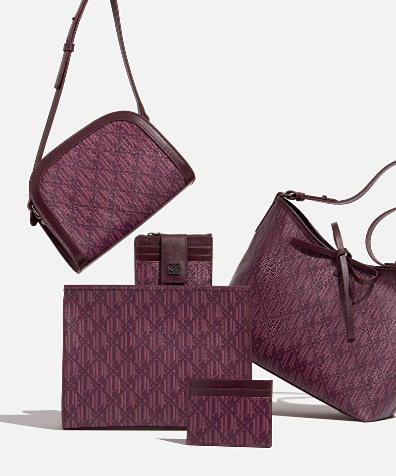 Metal Tokalı Monogram Cüzdan