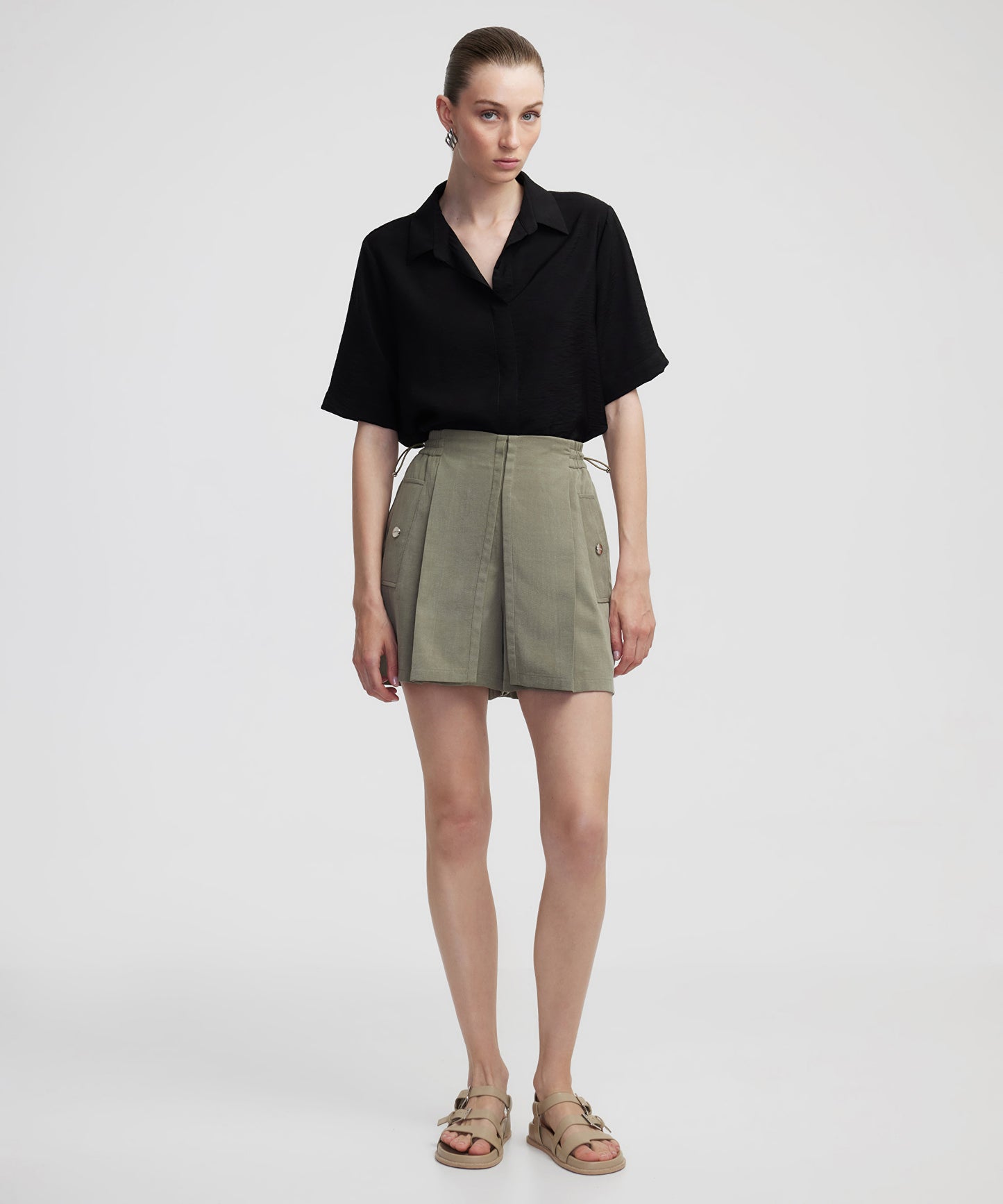 Dokulu Basic Gömlek